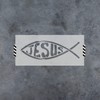 Jesus Fish Stencil Template - Reusable Stencils for Painting in