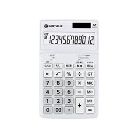 小型電卓 ホワイト K072J