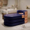 Foldable Portable Soaking Inflatable Bathtub with Electric Air Pump,Eco-Friendly Bathing