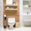 Relaxdays toilet brush head in a set of 5, loose