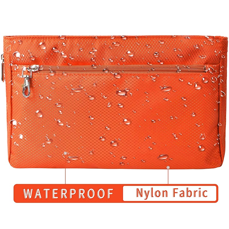 Vercord Expandable Nylon Handbag Purse Organizer Insert Liner Shaper Bag