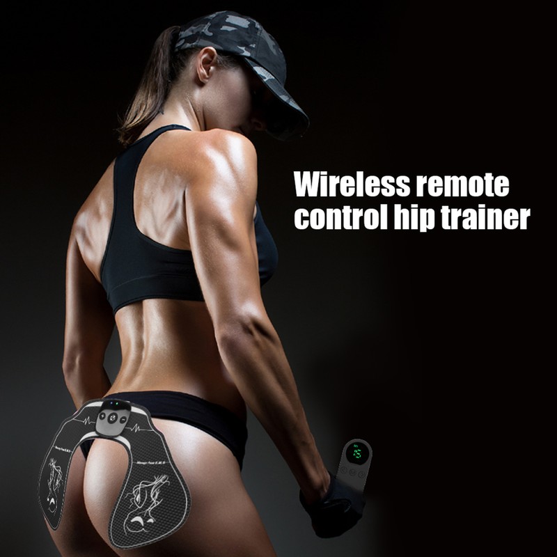 Wireless EMS Hip Trainer Remote Control Smart Buttock Lifting Massage