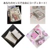 Sticker Notebook, Transparent, A7 Size, 6 Holes, Clear Binder, Removable,