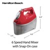 Hamilton Beach 6-Speed Electric Hand Mixer with Whisk, Traditional Beaters,