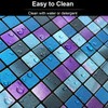 XUANINY Peel and Stick Backsplash Tiles for Kitchen,Bathroom,Fireplace,Self Adhesive Metal