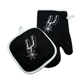 San Antonio Spurs Oven Mitt/Potholder Black