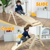 bbgroundgrm Pikler Triangle Set Climber 5 in 1, Toddler Climbing