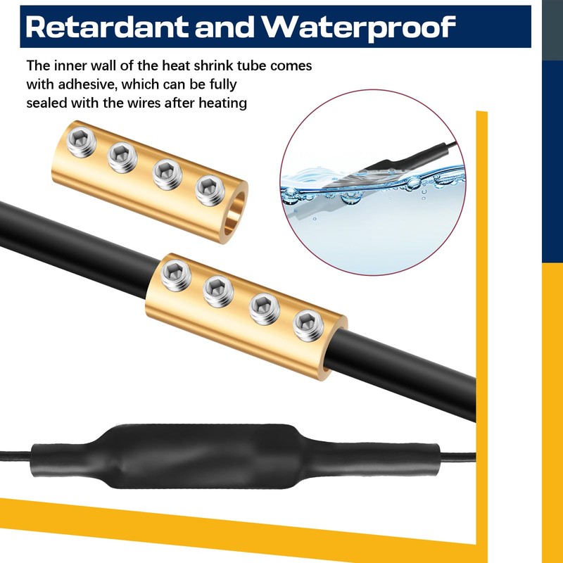 Relaxweex 15 Sets Underground Wire Splice Kit Suit for Wire