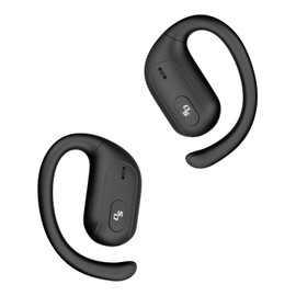 OPN Sound Aria+ Bluetooth Open-Ear Headphones with Microphone, True Wireless with Charging Case, Black