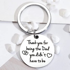 MULMINA Dad Gifts, Fathers Day Gift for Dad Keyring Dad Birthday Gifts from Daughter Son Dad Daddy Christmas Presents