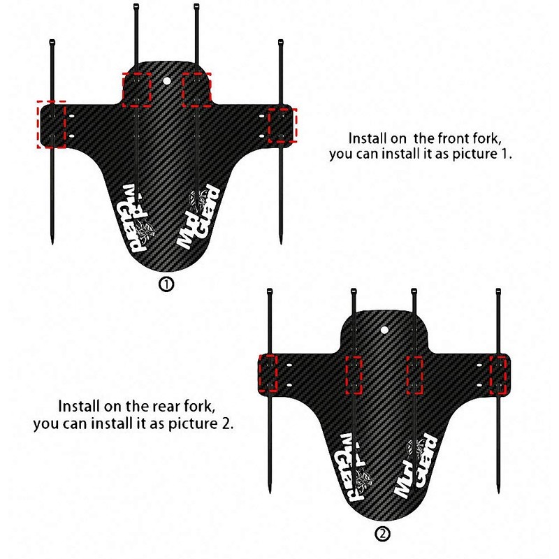 Adjustable Bicycle Fender MTB Front Mudguard Cycling Face Guard, Mountain