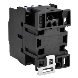 Heschen AC Contactor, CJX2-0901, 110V 50/60Hz Coil, 3P, 3 Pole, Normally Closed, Ie 9A, Ue 380V