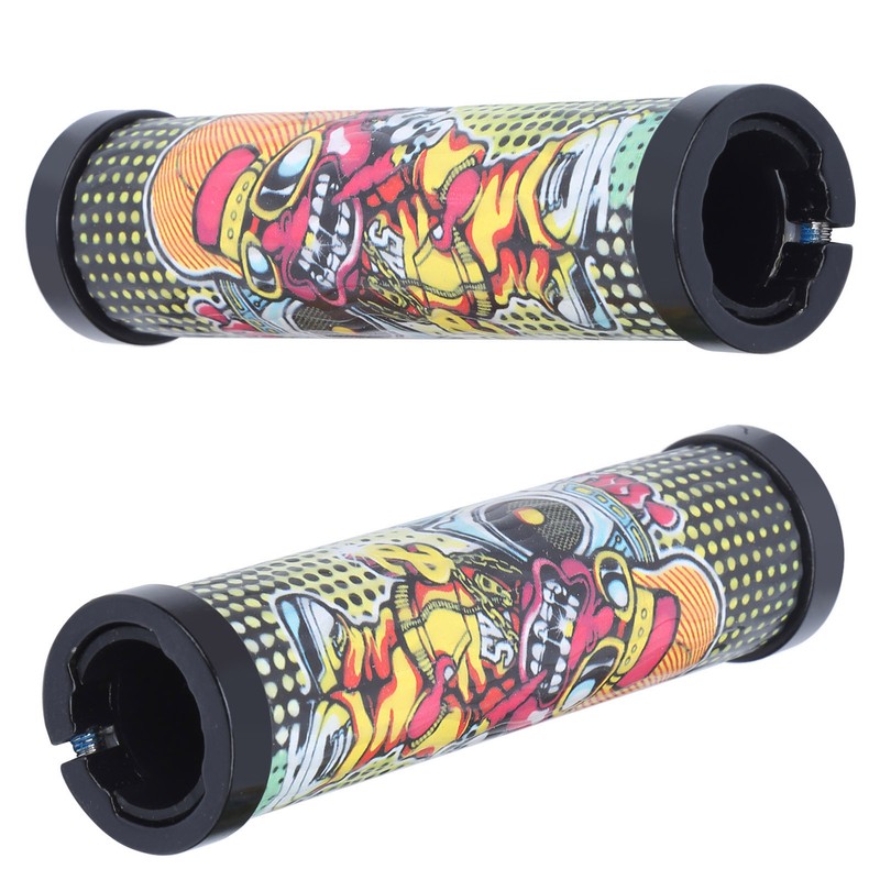 Handlebar Grips Fashionable Pattern Comfortable Cycling Equipment for Mountain BikesF