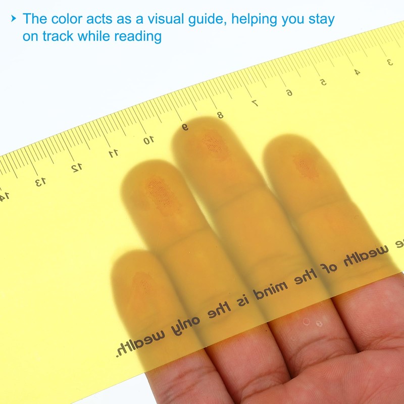 PATIKIL Guided Reading Strips, Pack of 20 Marking Strips Highlight