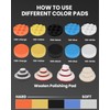 72PCS Drill Polishing Buffing Pads Kit for Dremel Buffer Polisher
