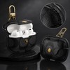 Leather Case for AirPods Pro 3, Shockproof Cover with Keychain,