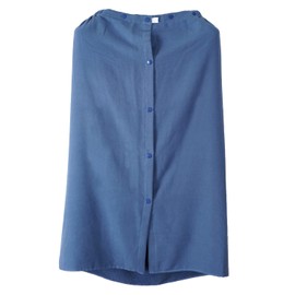 Oruta Quick Drying Wrap Towel, Change Towel, Wrap Towel, Pool Towel, For Adults, Gauze Material, Beach Towel, 100% Cotton (Navy)