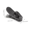 NOLITOY 200pcs Rotatable Earphone Wire Clips Lightweight Plastic Mic Holder