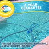 U.S. Pool Supply Weighted Pool Vacuum Head, Transparent Curved Half