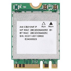 LICAEVEY Tarjeta de Red Inalámbrica, 2.4GHz + 5GHz Tarjeta de Red de Doble Banda BCM94356Z Tarjeta de Red Inalámbrica WiFi AC Interfaz NGFF