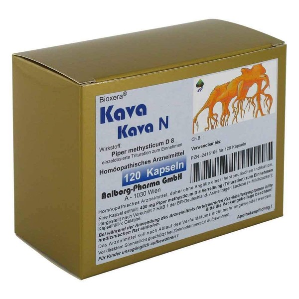 Kava Kava N D 8 Capsules Pack of 120