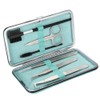6pcs / Set Professional Eyelashes Extension Tool Kit Tweezers Scissors