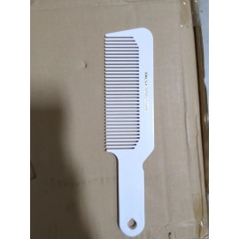 Krest 9001 Clipper 8-1/2" flat top Comb White - made in USA heat resistant