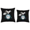 Milk Dairy Free Grumpy Milk Grumpy Lactose Intolerant Throw Pillow