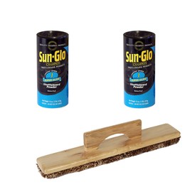 Sun-Glo 2 Cans #1 Super-Glide Wax w/ 1 Shuffleboard Sweep