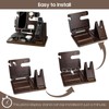 Roylvan Multifunctional Wooden Gun Rack, Durable Nightstand Organizer with Pistol