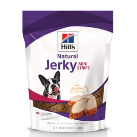 Hill's Natural Jerky Mini Strips, Premios para Perro con Pollo Sin Conservadores 200G