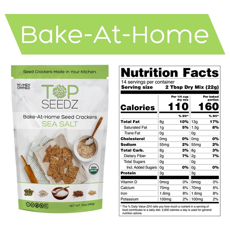 Top Seedz BAKE-AT-HOME Mix | Sea Salt | 6-Pack