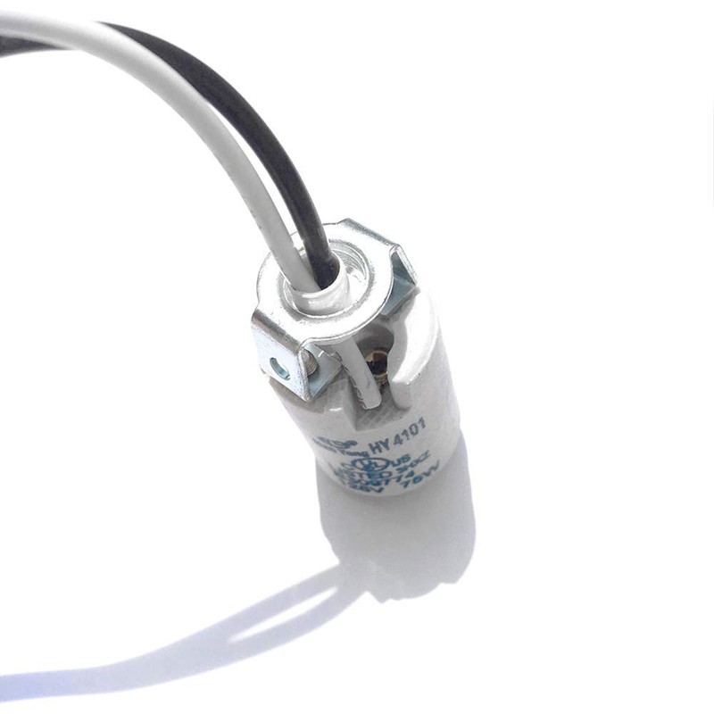 YI-Lighting UL-Listed Ceramic E12 Candelabra Lamp Light Bulb Socket Holder