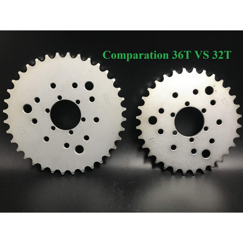CDHPOWER Multifunctional High Performance 36 Teeth Sprocket for 415/415H Chain