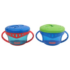 Cudlie Fisher Price Unisex Baby 2 Pack Snack Cup Blue & Red (FD51003)