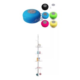 Molin Esquinero Para Baño + Bocina Bluetooth Para Regadera