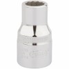 Draper 24343 Elora Bi-Hexagon Socket, 1/2" Square Drive, 7/16" AF,
