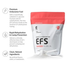 FIRST ENDURANCE Mezcla de Bebida de Hidratación Y Resistencia Efs: Carbohidratos Premium para Energía Y Rendimiento, Electrolitos para Una Rápida Rehi