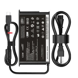 135W USB-C Charger Compatible with Lenovo ThinkPad P14s P16s T16 L14 L15 Z16 Gen 1 2 3 4 5 6ThinkBook 13x 14 14p 16 Plus G2 G3 G4+ G5 G6 G7 ACH IAP ARA ABP Laptop