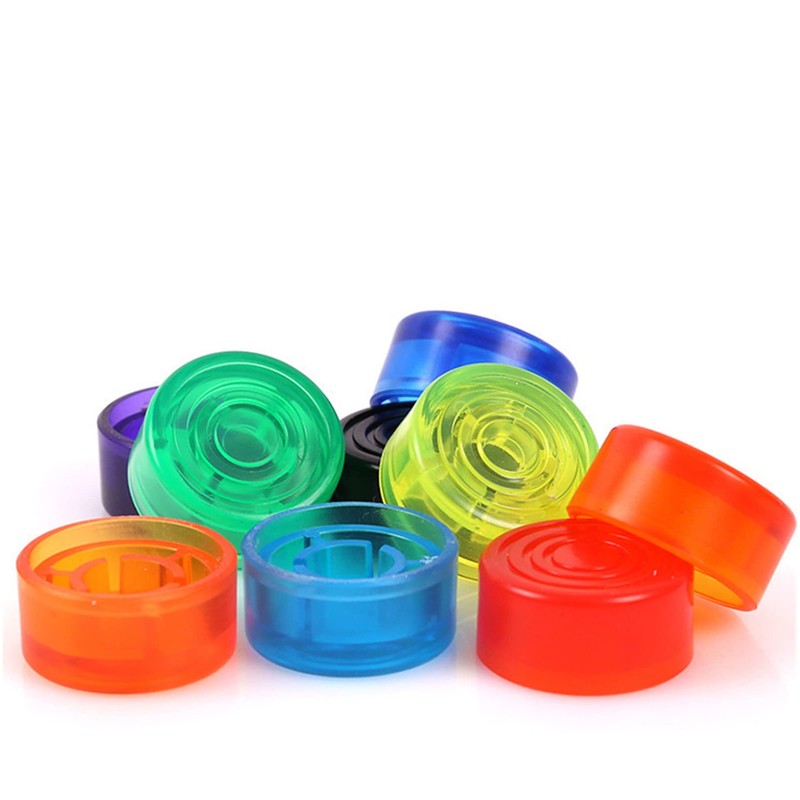 Pack of 16 Multicoloured Effect Foot Pegs Caps Protective Cap