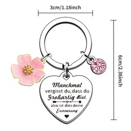 EFNHJF5 Gifts for Women, Girlfriend, Gifts for Mum, for Sisters, Keyring Gifts for Women, Inspirational Gifts for Girlfriend, Sister, Colleague, Wife and Mother, Sometimes you forget that you are