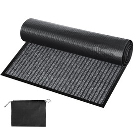 ToLanbbt 4' x 8' Front Door Mat Extra Large Commercial Industrial Rug Heavy Duty Outdoor Indoor Entryway Doormat Low Profile Welcome Entry Door Mat Non Slip Backing for Entrance Home Office, Gray