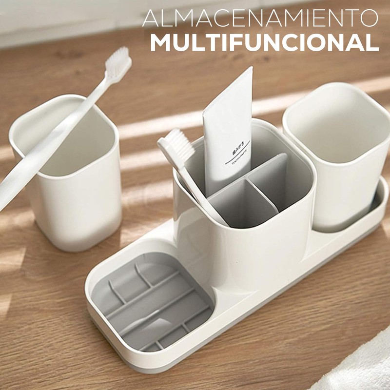 FSY FASILYT Set 3 Accesorios de Baño | Multifuncional |