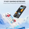 UncleS Double Scroll Wheel Mechanical Keyboard 19 Key Small Keypad
