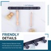 Angle Simple Towel Hook Rack Matte Black, SUS304 Stainless Steel