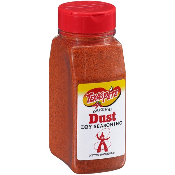 Texas Pete Dust Dry Seasoning, 10 Ounce -- 8 per