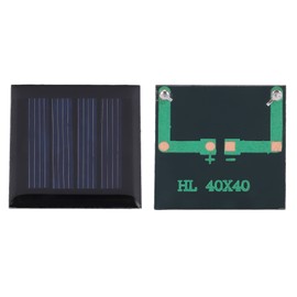 Mini Solar Panels, 2pcs 2V 210mA micro solar panels for crafts, DIY Electric Toy Materials Photovoltaic Cells Charger, Solar DIY System Kits, Polycrystalline Solar Cells for Home Garden, 1.6x1.6in
