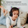 Bluetooth Cat Ear Headphones for Kids & Adults, Wireless &