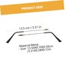 LALAFINA Metal Glasses Replacement Temple Arms Non Slip Lightweight Eyeglass