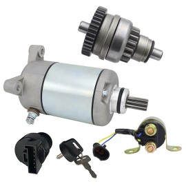 superstarterstore Trail Blazer 330 Starter for Polaris 330 2008-2013 W/Bendix & Relay Key Switch